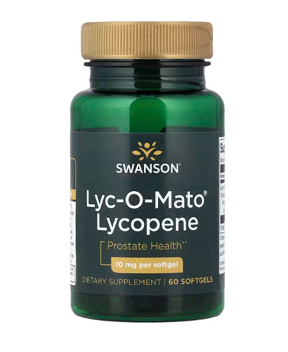 Swanson Lyc-O-Mato® Lycopene, 10 mg, 60 Softgels