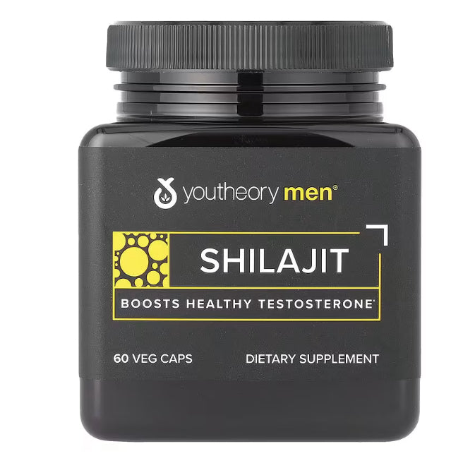 Youtheory
Men®, Shilajit, 60 Veg Caps (250 mg per Capsule)