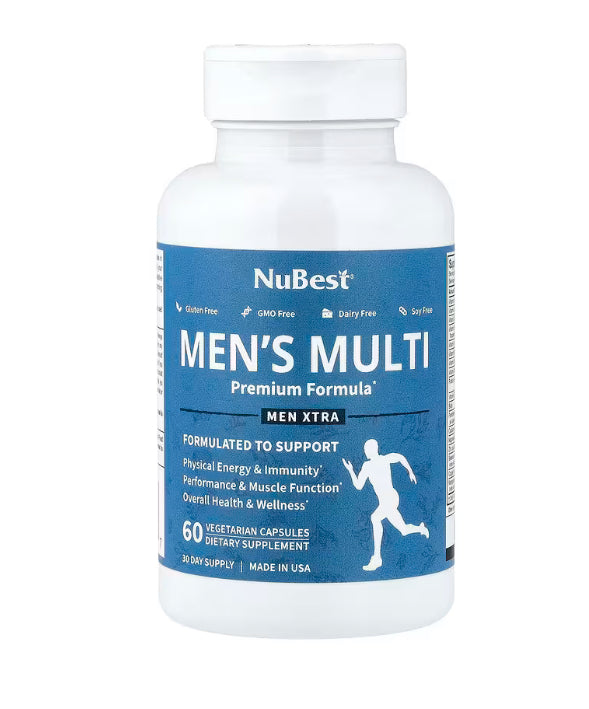 NuBest Premium Men's Multi , 60 Vegetarian Capsules