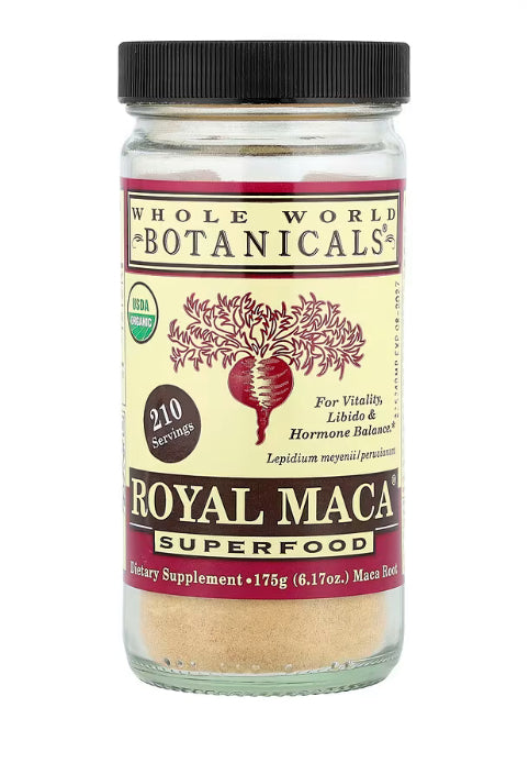 Whole World Botanicals Royal Maca®, Superfood, 6.17 oz (175 g)