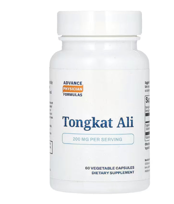 Advance Physician Formulas
Tongkat Ali, 200 mg, 60 Vegetable Capsules