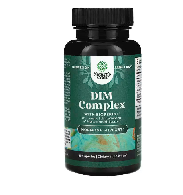 Nature's Craft
DIM Complex With BioPerine®, 60 Capsules