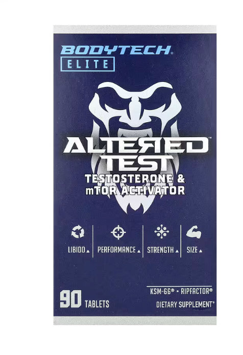 BodyTech
Altered™ Test, Testosterone & mTor Activator, 90 Tablets