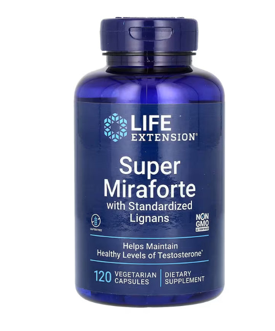 Life Extension Super Miraforte with Standardized Lignans, 120 Vegetarian capsules