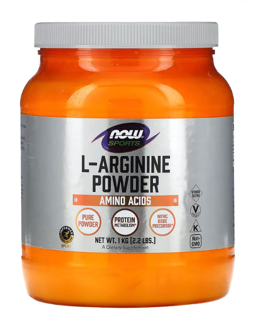 NOW Foods Sports, L-Arginine Powder, 2.2 lbs (1 kg)