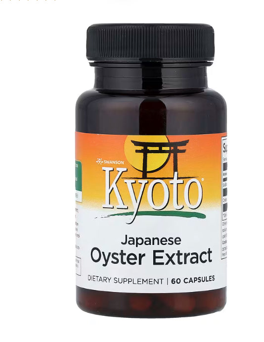 Swanson Kyoto®, Japanese Oyster Extract, 60 Capsules (500 mg per Capsule)