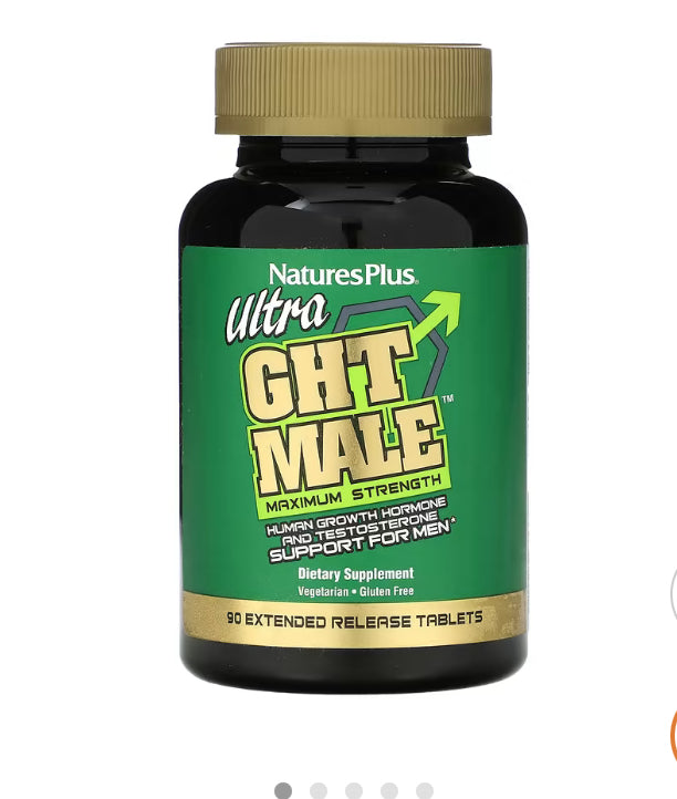 NaturesPlus
Ultra GHT Male, 90 Extended Release Tablets