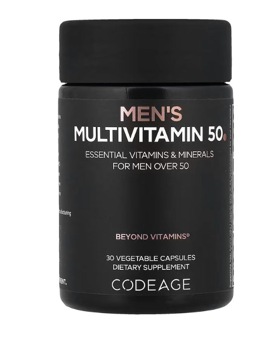Codeage Men's Multivitamin 50, 30 Vegetable Capsules