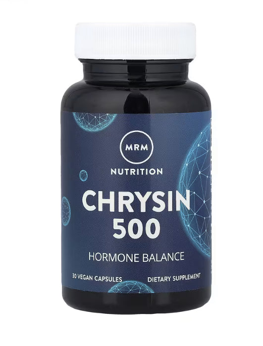 MRM Nutrition Chrysin 500, 30 Vegan Capsules (500 mg per Capsule)