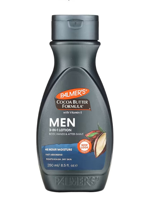 Palmer's Cocoa Butter Formula® with Vitamin E, Men, 3-In-Lotion, 8.5 fl oz (250 ml)