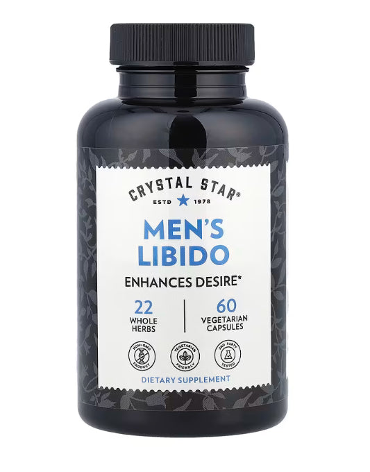 Crystal Star
Men's Libido, 60 Vegetarian Capsules