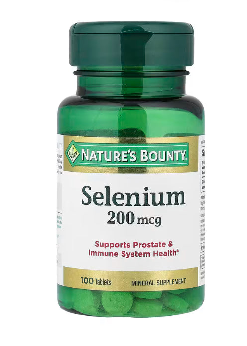 Nature's Bounty Selenium, 200 mcg, 100 Tablets