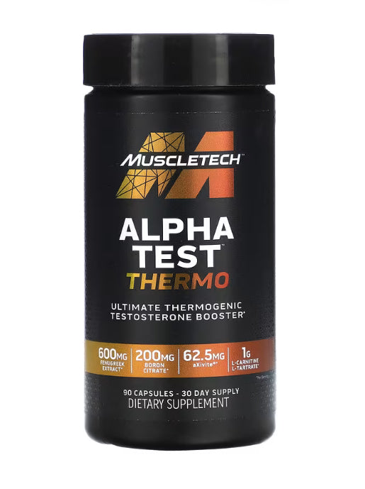 MuscleTech AlphaTest™ Thermo, 90 Capsules