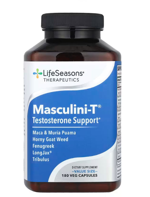 LifeSeasons Therapeutics, Masculini-T®, Testosterone Support, 180 Veg Capsules