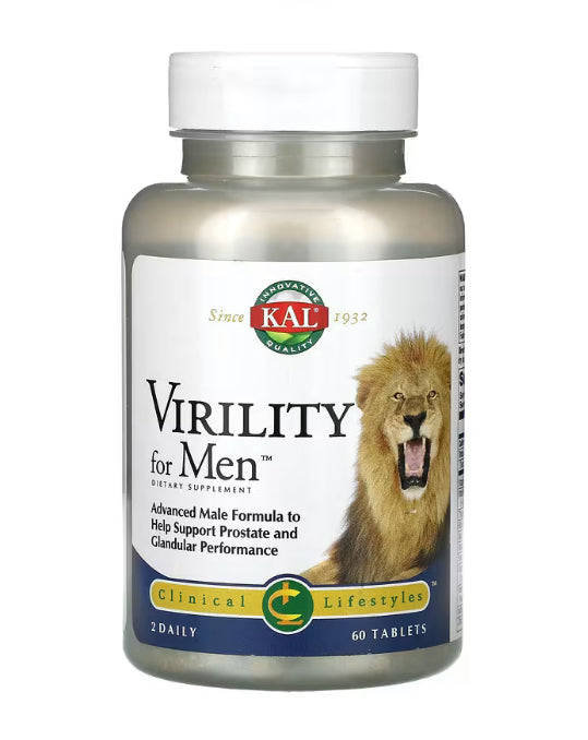 KAL Virility for Men, 60 Tablets