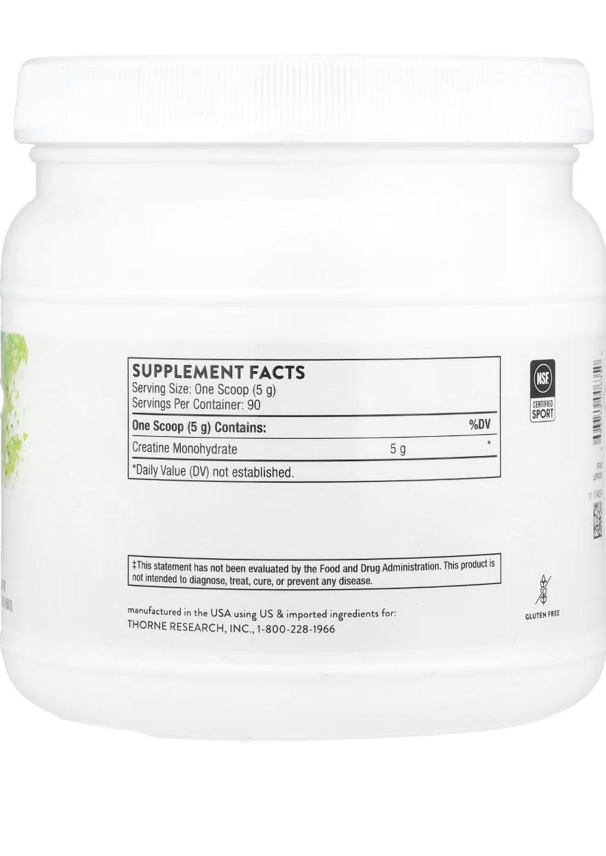 Thorne Creatine, 16 oz (450 g)