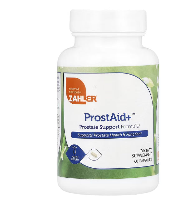 Zahler ProstAid+™, Prostate Support Formula, 60 Capsules