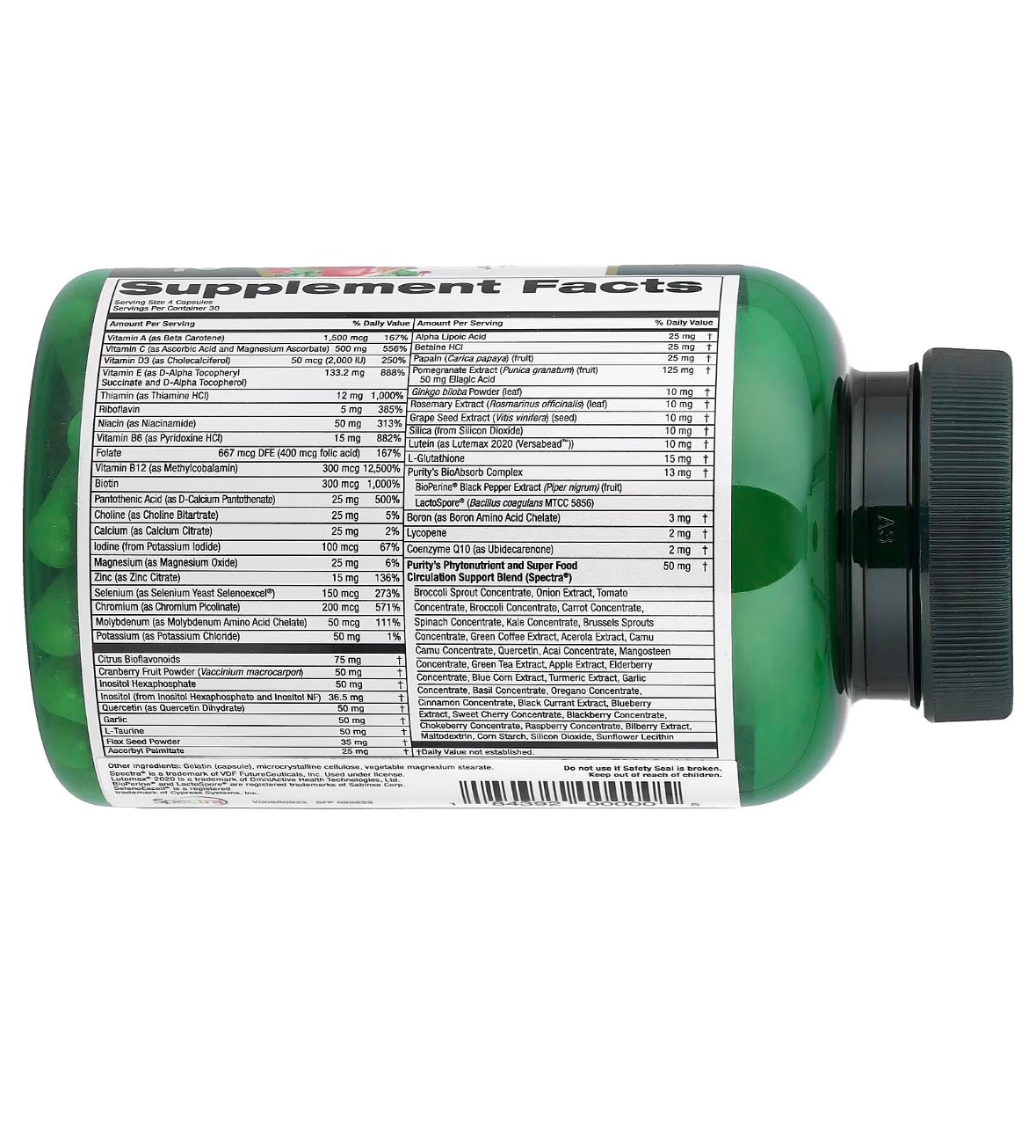 Purity Products Perfect Multi, 120 Capsules