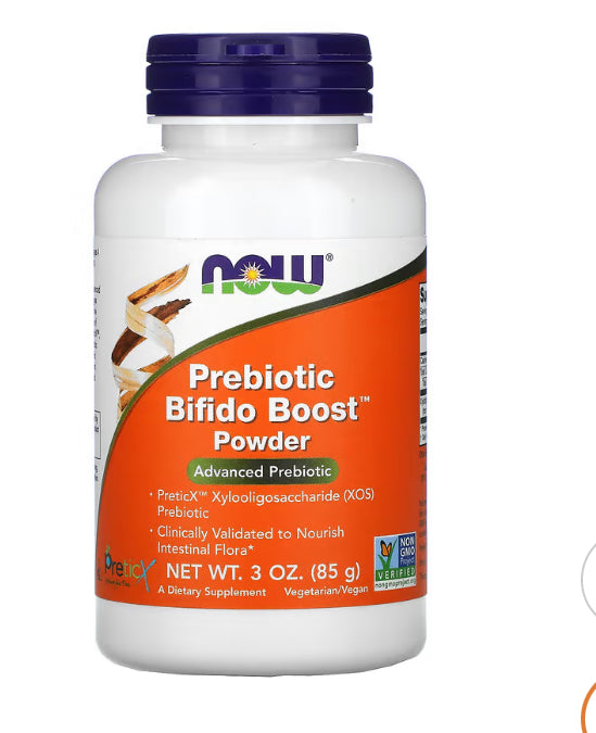 NOW Foods Prebiotic Bifido Boost Powder, 3 oz (85 g)