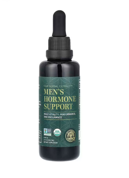 Global Healing Raw Herbal Extract, Men's Hormone Support, 2 fl oz (59.2 ml)