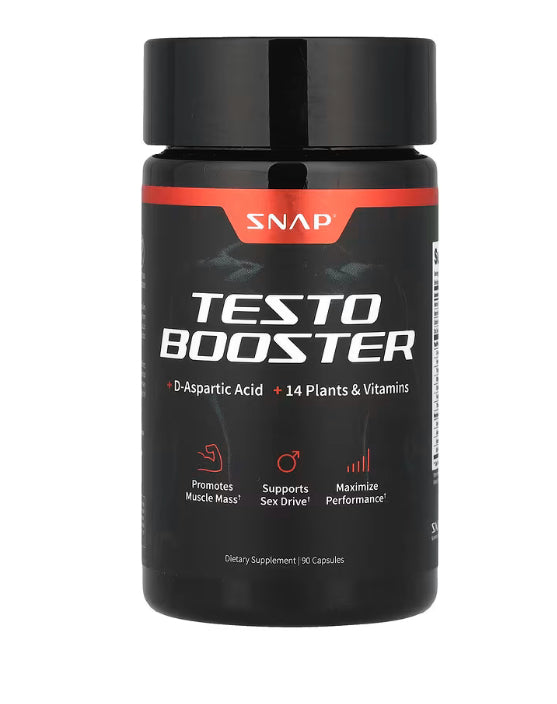 Snap Supplements Testo Booster, 90 Capsules