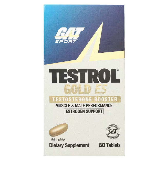 GAT Testrol® Gold ES, Testosterone Booster, 60 Tablets