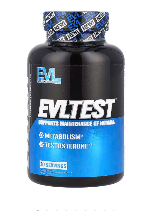 EVLution Nutrition EVLTEST®, 120 Tablets