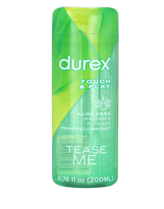 Durex
Touch & Play, Personal Lubricant, Aloe Vera, 6.76 fl oz (200 ml)