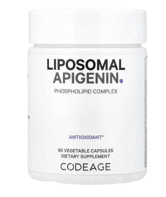 Codeage Liposomal Apigenin, Phospholipid Complex, 90 Vegetable Capsules (50 mg per Capsule)