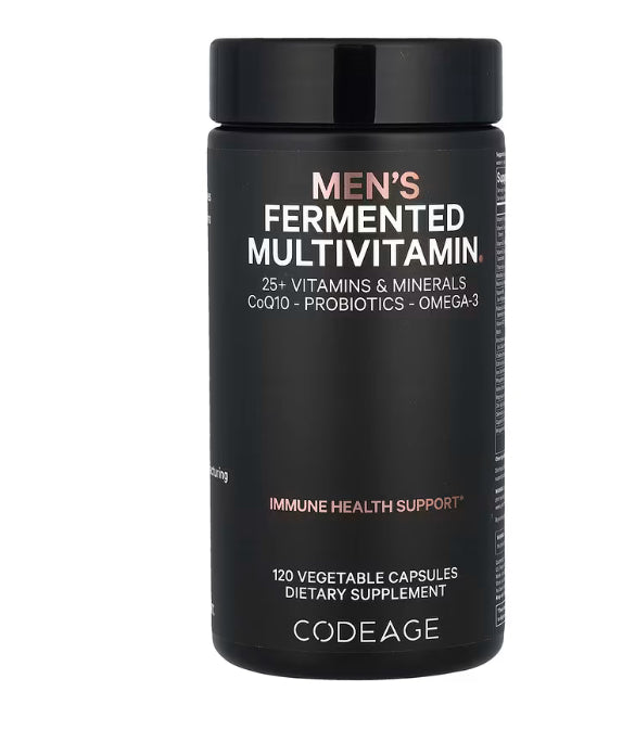 Codeage Men's Fermented Multivitamin, 120 Vegetable Capsules
