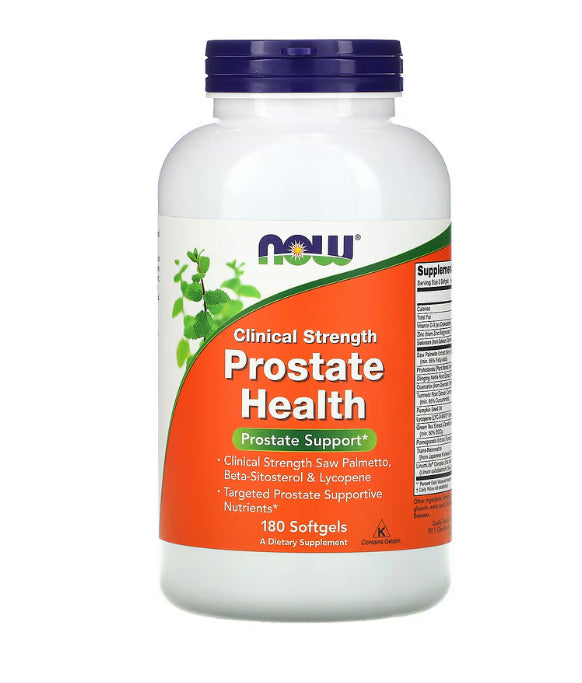 NOW Foods Clinical Strength Prostate Health, 180 Softgels