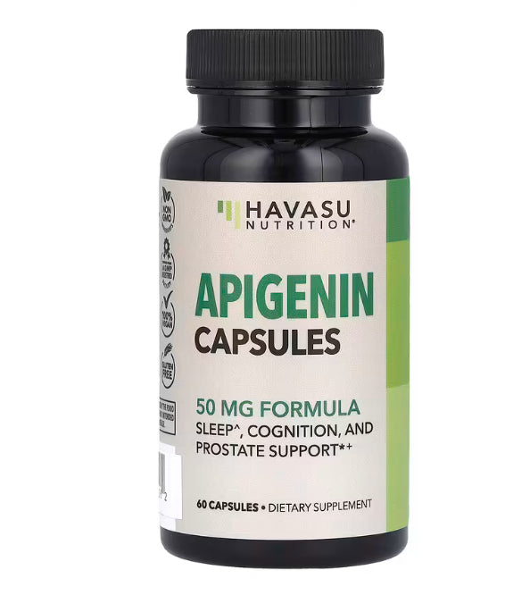 Havasu Nutrition
Apigenin , 50 mg, 60 Capsules