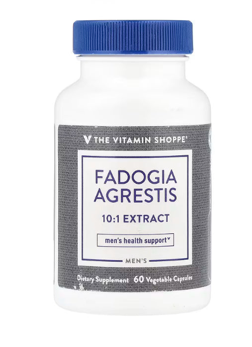 The Vitamin Shoppe Men's Fadogia Agrestis, 60 Vegetable Capsules (600 mg per Capsule)