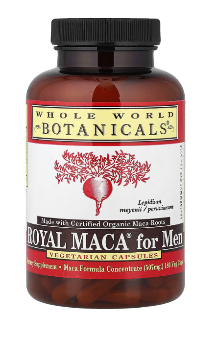 Whole World Botanicals Royal Maca® for Men, 180 Veg Caps