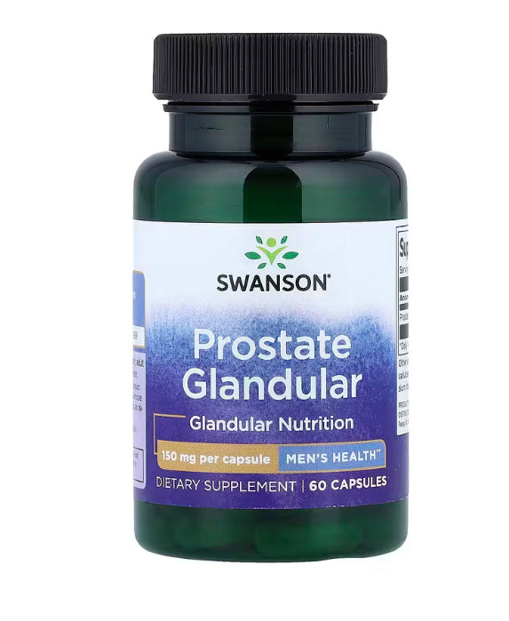 Swanson Prostate Glandular, 150 mg, 60 Capsules