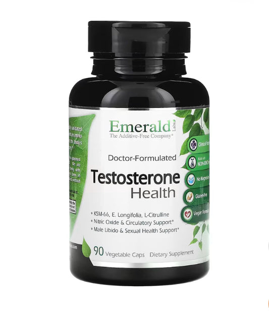 Emerald Laboratories
Testosterone Health, 90 Vegetable Caps