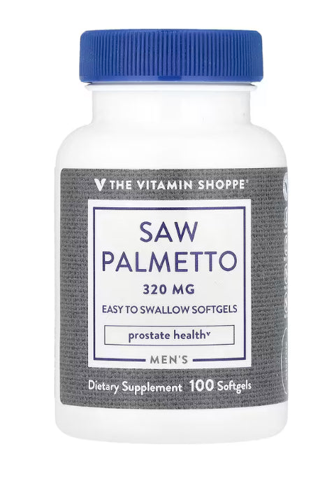 The Vitamin Shoppe
Men's Saw Palmetto, 320 mg, 100 Softgels
