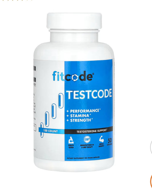 fitcode
Testcode, 100 Veggie Capsules