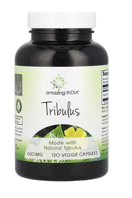 Amazing India
Tribulus, 630 mg, 120 Veggie Capsules