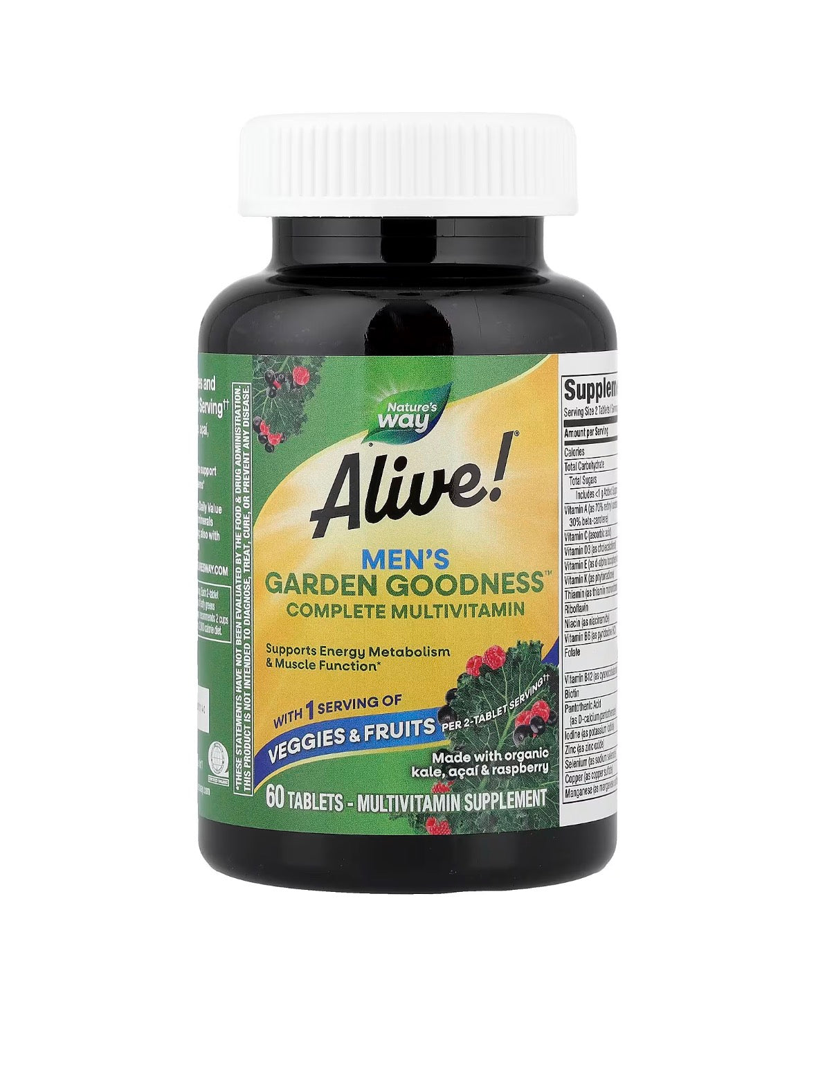 Nature's Way Alive!® Garden Goodness™, Men's Multivitamin, 60 Tablets