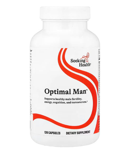 Seeking Health
Optimal Man™, 120 Capsules