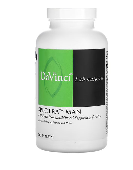 DaVinci Laboratories
Spectra Man, Multiple Vitamin/Mineral, 240 Tablets