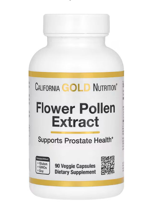 California Gold Nutrition
Flower Pollen Extract Blend, 90 Veggie Capsules