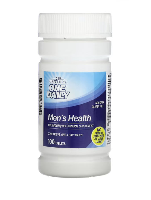 21st Century
One Daily, Men's Health, 100 Tablets