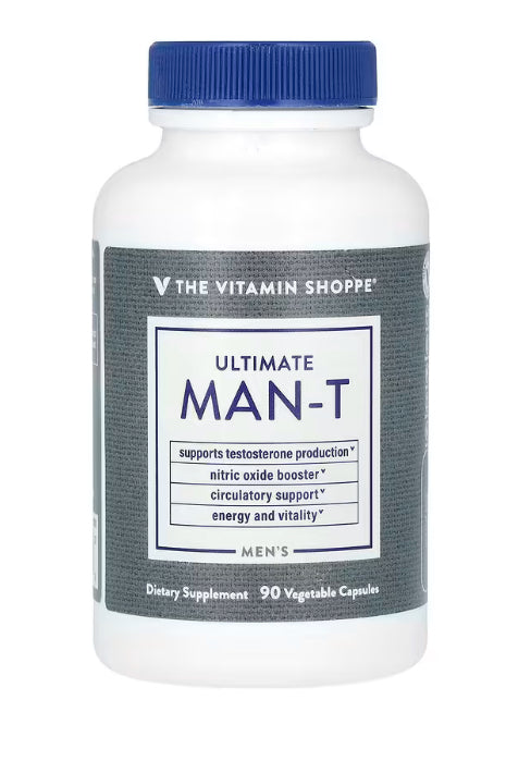 The Vitamin Shoppe
Men's Ultimate Man-T, 90 Vegetable Capsules
