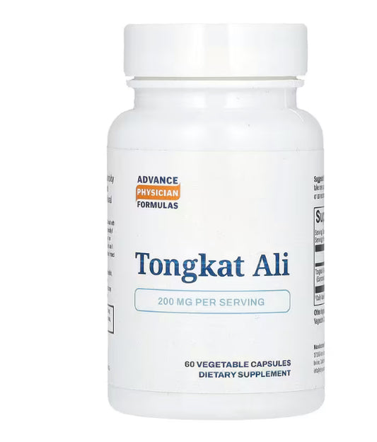 Advance Physician Formulas
Tongkat Ali, 200 mg, 60 Vegetable Capsules