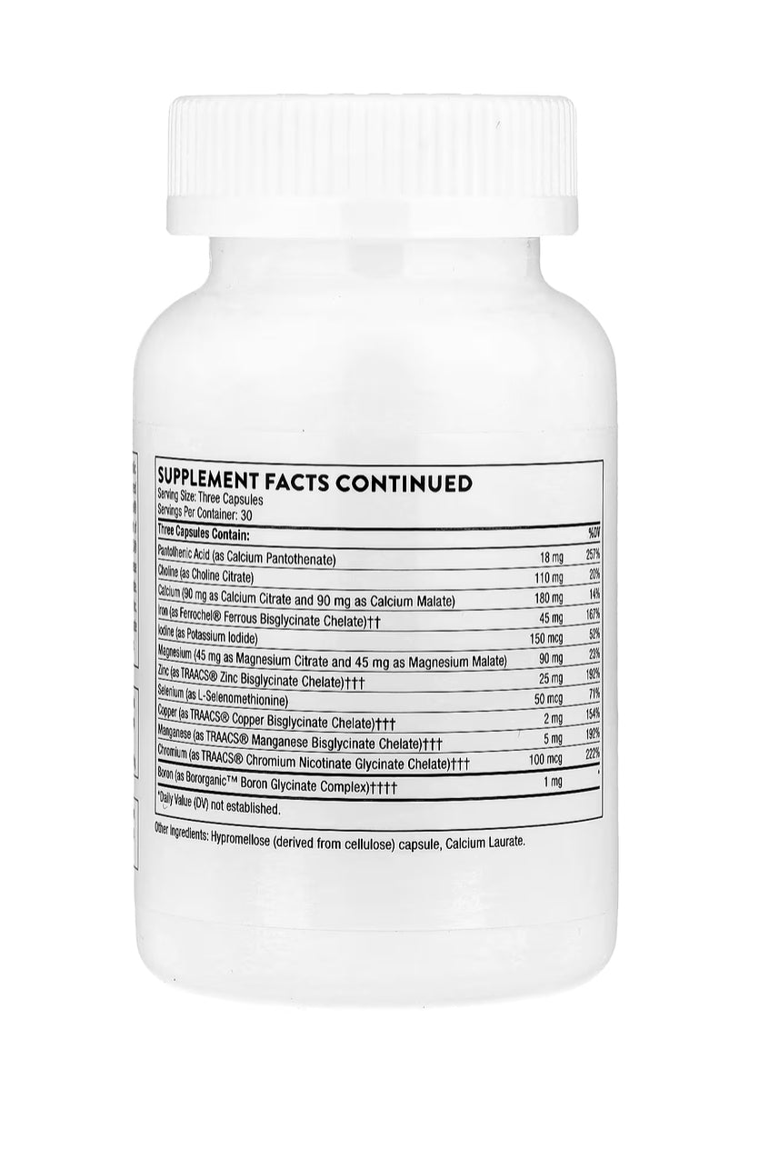 Thorne Basic Prenatal, 90 Capsules
