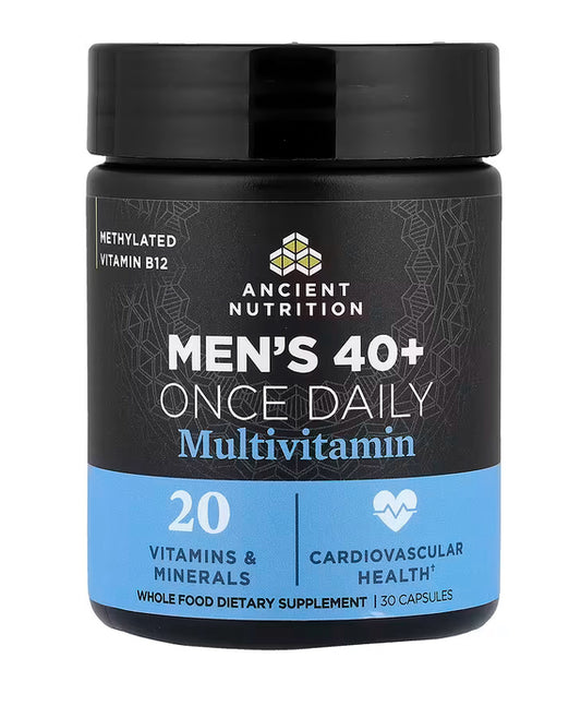Ancient Nutrition
Men's 40+ Once Daily Multivitamin, 30 Capsules