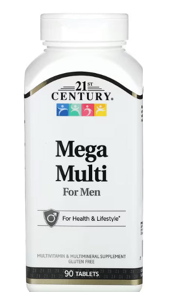21st Century
Mega Multi for Men, 90 Tablets