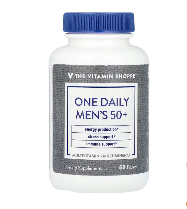 The Vitamin Shoppe
One Daily Men's 50+, 60 Tablets